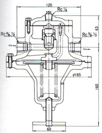 RD-7减压阀尺寸图
