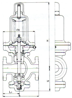 RD-16减压阀尺寸图