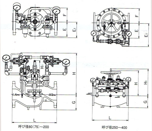 WVR-02T减压阀尺寸图