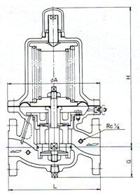 RD-11减压阀尺寸图