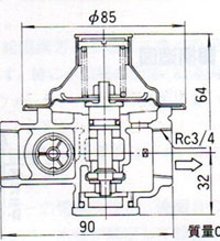 RD-25减压阀尺寸图