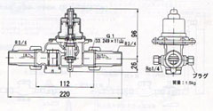 RD-46减压阀尺寸图