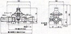 RJ-44减压阀尺寸图
