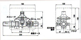 RF-44减压定流量阀尺寸图