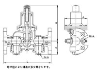 RDB33FN-FH减压阀尺寸图