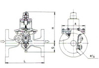 RD-32FN减压阀尺寸图