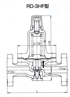 RD-3HAF减压阀尺寸图