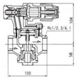 VENN减压阀结构图-RP-7F