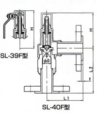 SL-40F安全阀尺寸图