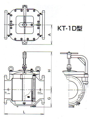 KT1D-G过滤器尺寸图
