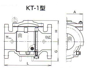 KT1-G过滤器尺寸图