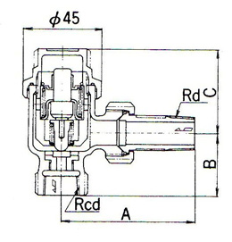 AT-4A疏水阀尺寸图