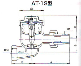 AT-1S疏水阀尺寸图