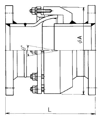 JU-4F伸缩管尺寸图