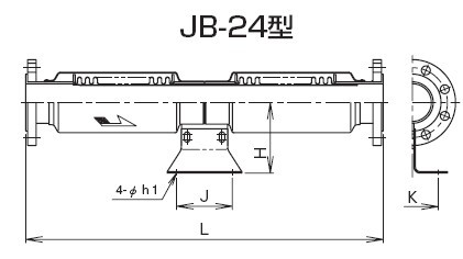 JB-24伸缩管尺寸图
