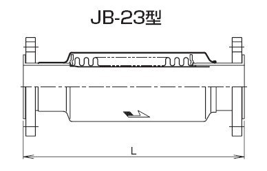 JB-23伸缩管尺寸图