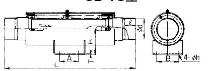 JB-16伸缩管尺寸图