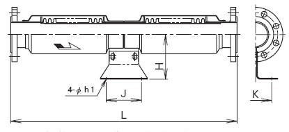 JB-22伸缩管尺寸图