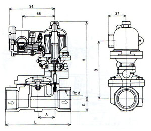 PSE-18电磁阀尺寸图