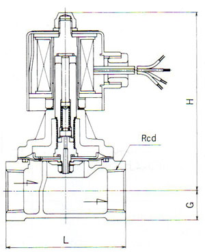 WS-12电磁阀尺寸图